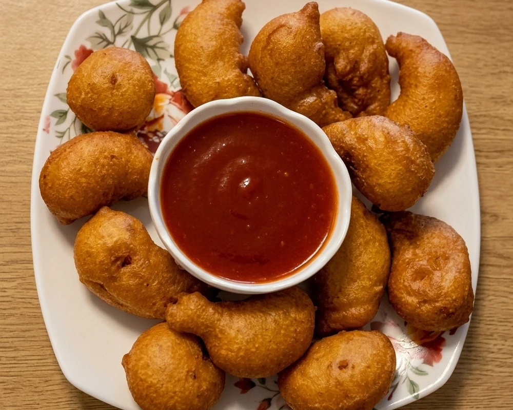 Sweet and sour chicken balls at New Ocean King Winnipeg