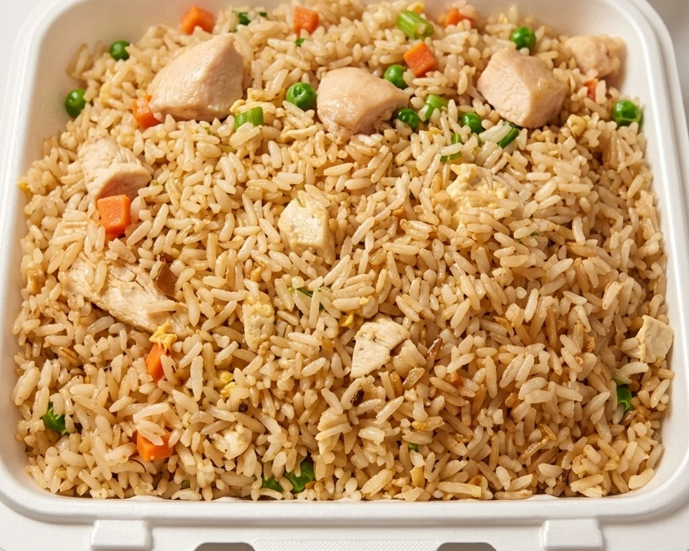 Chicken fried rice from New Ocean King Chinese takeout