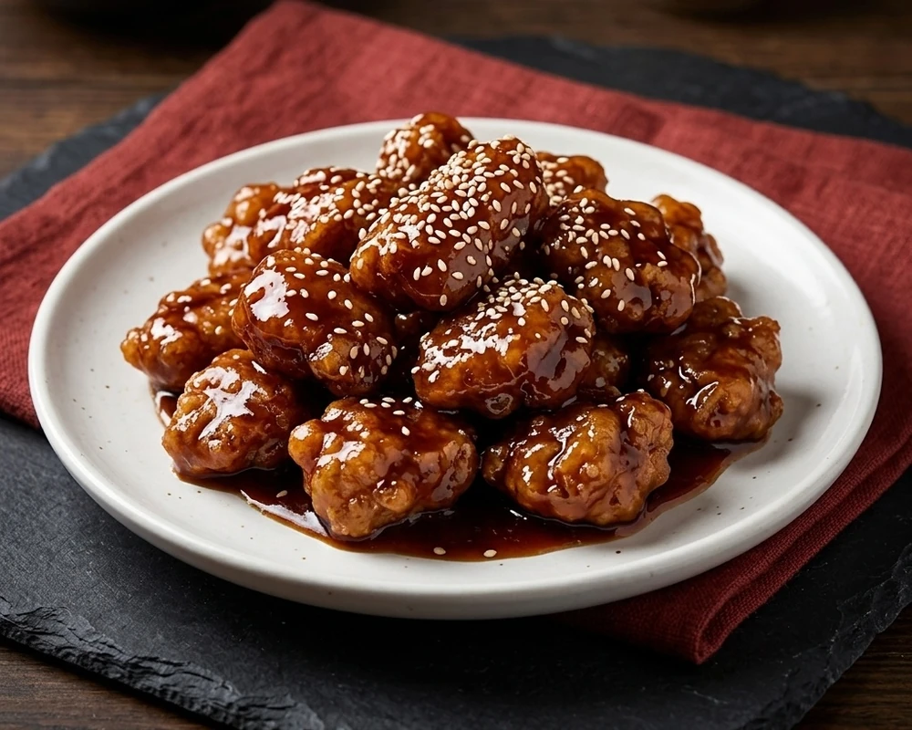 Honey garlic pork at New Ocean King Winnipeg